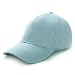 KVMV 6 Panel Faux Suede Leather Classic Adjustable Plain Hat Baseball Cap (Light Green)