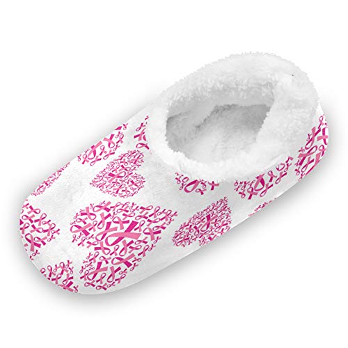 Unisex Fuzzy House Slippers Memory Foam Warm Slip Shoes Fur Lining M-XXL2