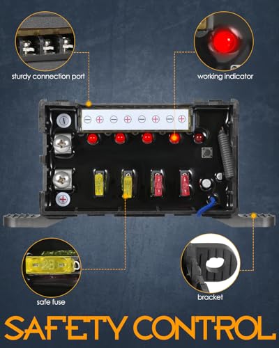 image for NR NIRIDER Wireless Switch Panel, Nirider 4 Gang Switch Panel 4 Contro