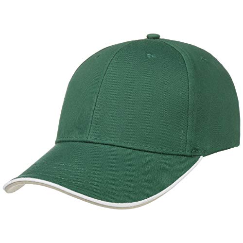 Hutshopping Zoom Piping Sandwich Basecap Cap Baseballcap Curved Brim Kappe Käppi Baseballkappe (One Size - grün) Cover