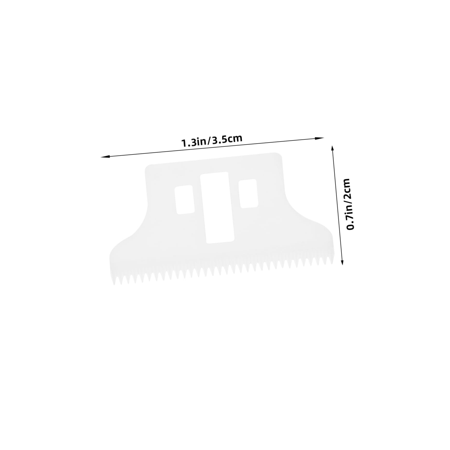 Baluue 2pcs Clipper Blades Replacement for Hair Trimmers Durable Tooth Blades for Efficient Hair Cutting Convenient Storage Easy to Replace