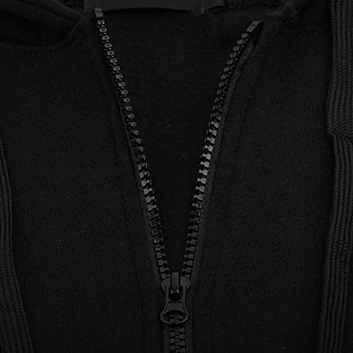 APAELEA Herren Tank Tops Ärmellose Hoodie Sommer Bodybuilding Fitness Muskelshirt Sportweste,Schwarz,XL