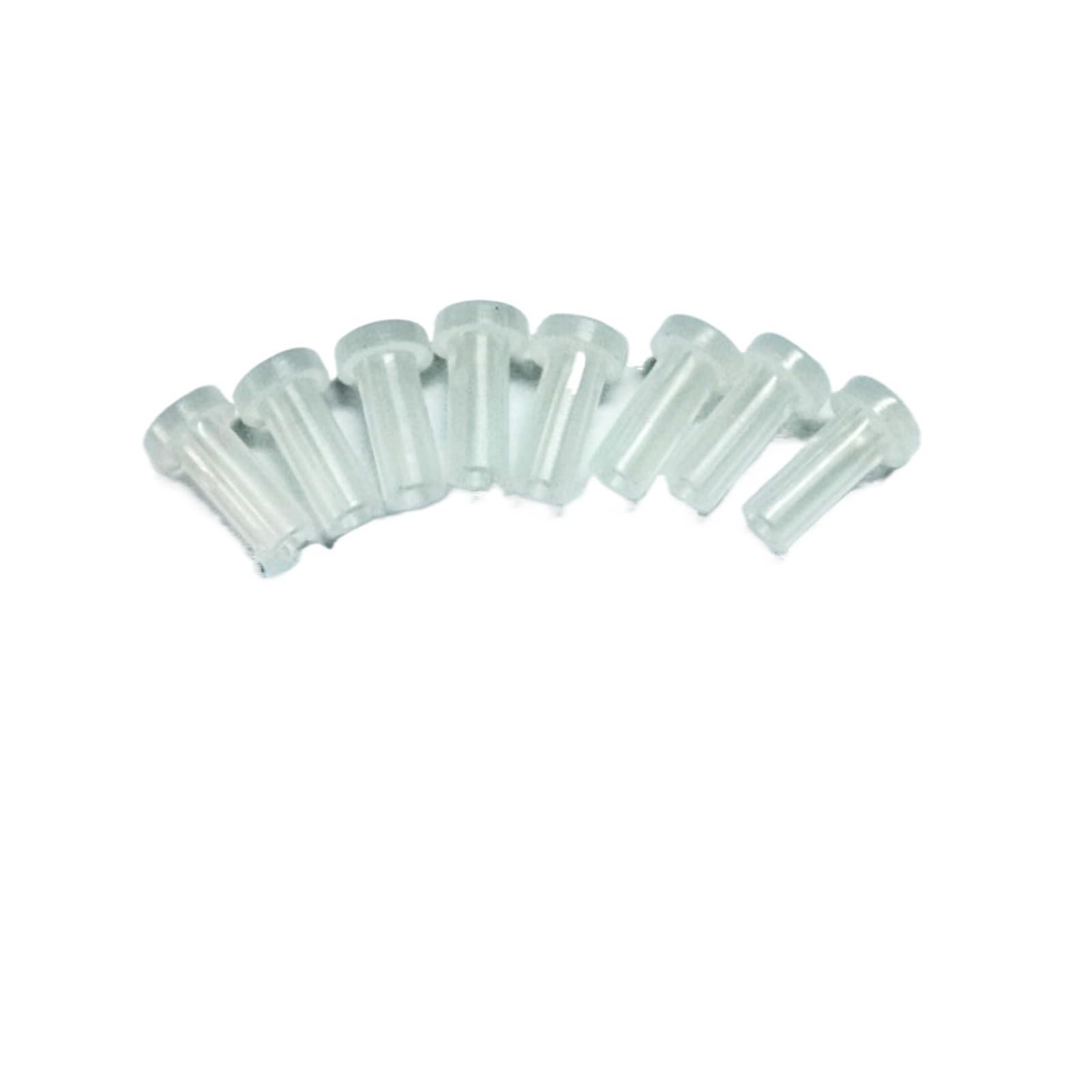 500 tapones antipolvo para conector LC de fibra óptica, de cerámica, 1,25 mm (amarillo)