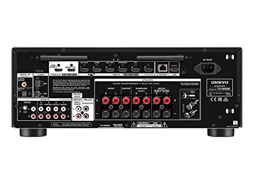 Onkyo TX-NR696(B) Receptor AV 7.2 (Sonido THX Cinema, Dolby/DTS:X, Wifi, Bluetooth, streaming, Apps de música, Spotify, Deezer, radio, Multiroom, 175 W/canal), negro