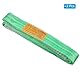 PATIKIL 2 x 6’ Hebeschlaufe, 2er Pack 4409lbs Hebeschlingen Flachauge zu Flachauge, 2-lagiges Polyester-Gurtband für Rigging Hebeausrüstung, Grün