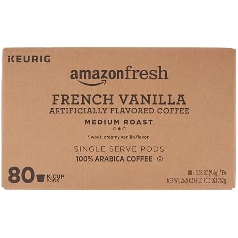 AmazonFresh French Vanilla Flavored Medium Roast K-Cups Cover