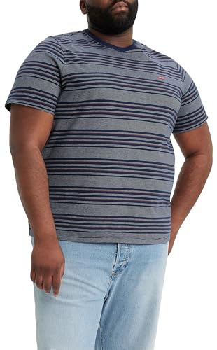 Levi's Herren Ss Original Housemark Tee T-Shirt,Callum Stripe Dress...