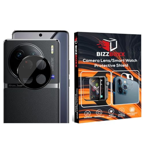 Image of Premium 3D Camera Lens Protector Compatible With vivo X90 Pro | Camera Tempered Glass | 9H Hardness | With Easy Installation Kit (Pack of 1)