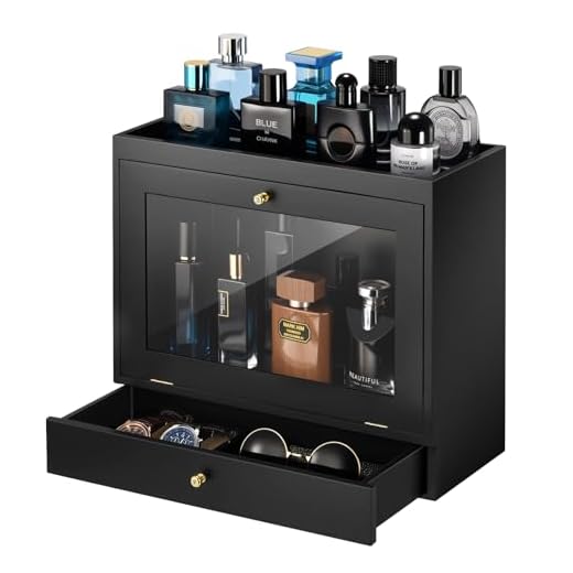 Wooden Perfume Organizer for Men