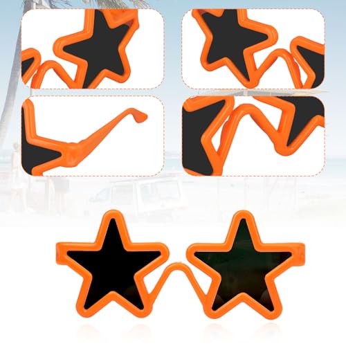 24 Pairs Kids Star Sunglasses, Retro Style Neon Star Sunglasses Funny Photography Props Star Shaped Glasses for Birthday Graduation Party Supplies Summer Beach Pool Favors4