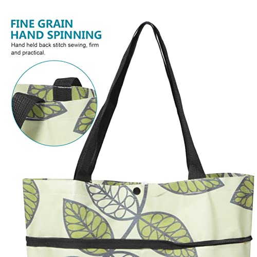 Zerodeko Zusammenklappbare Trolley-Taschen Einkaufstasche Mit Rädern Zusammenklappbarer Einkaufswagen Wiederverwendbare… – Bild 3