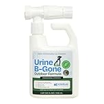 URINE-B-GONE-OD | Turf, Patio & Outdoor Urine Enzyme Odor Eliminator | Highest Concentrate 50 Billion Enzymes | Includes Hose Connect Sprayer (32 oz.)