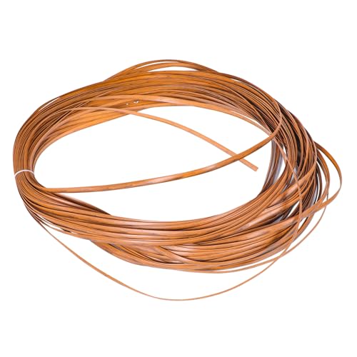 HOMSFOU 1Roll DIY Rattan Repair Kit of Flexible Pe Rattan Material for Furniture Chairs Tables and Baskets Durable Easy to Use for Projects