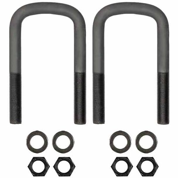 Replacement for International 7400 Year 2006 Flat Square Bend U-Bolt KIT .75 X 3 X 6-.375INCH by Technical Precision