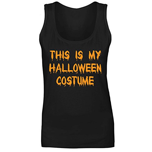 This is My Halloween Costume Funny Slogan Mens Vest Tank Top Black (XL)