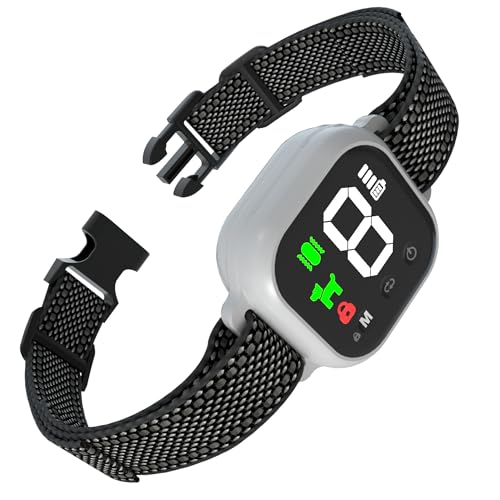 Meloive Collier Anti Aboiement Chien,Collier Anti-aboiement...