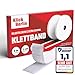 Klick Berlin Klettband Selbstklebend | 1 cm x 3 m | Extra schmal | Klett Klebeband klebt auf vielen Flächen | Klettverschluss | 10 mm breit, 3 Meter lang Weiß Berlin günstig Kaufen-Klick Berlin Klettband Selbstklebend | 1 cm x 3 m | Extra schmal | Klett Klebeband klebt auf vielen Flächen | Klettverschluss | 10 mm breit, 3 Meter lang Weiß