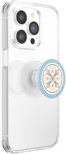 Vista 77 de PopSockets Agarre para teléfono con soporte expandible, agarre adhesivo, acetato blanco perla