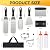 11PCS Griddle Accessories Kit, Flat Top Grill Accessories Set for Blackstone and Camp Chef with Spatula, Scraper, Chopper, Egg Rings, Bottles, Cleaning Brush, Carry Bag, Great for Outdoor
