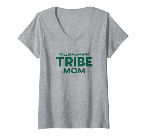 Womens William & Mary Griffins Mom V-Neck T-Shirt