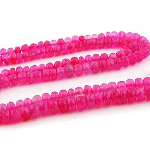 Rondelles calcédoine rose 6mm pour créer vos bijoux bohèmes et colliers d'été