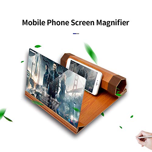 Andoer Ampliador de tela do celular de 12 polegadas que persegue o artefato projeção 3D Efeito cinem