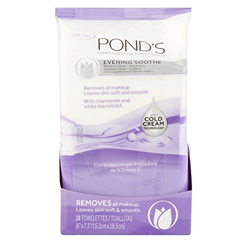Ponds Towelettes Evening Soothe 28 Count (30ml) (6 Pack)