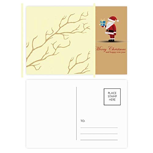 Cartes postales plantes abstraites Père Noël Lot de 20 idée cadeau pour les amateurs de papeterie