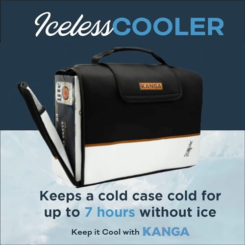 Image of Kanga Insulated Cooler Bag - Soft Cooler Bag - Can Beer and Seltzer Drink Cooler - Insulated and Durability Tested - Kanga Kase Mate