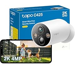TP-Link Tapo Wire-Free MagCam, Indoor/Outdoor 2K Battery Powered WiFi Security Camera, Wireless Magnetic Mount, Starlight C…