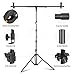 Green Screen Backdrop Kit with T-Shaped Stand, 4.6x6ft Adjustable Chroma Key Green Screen for Streaming, Photography Background with Stable Support for YouTube, Gaming, Video Recording