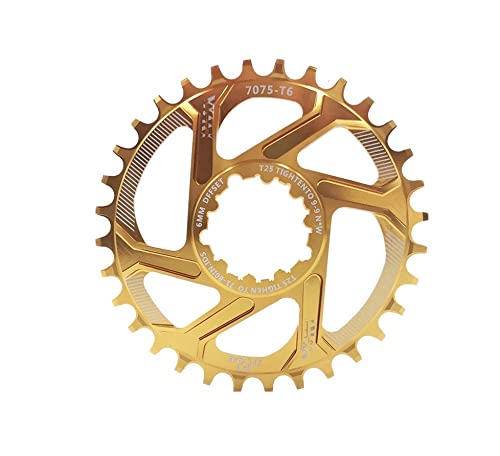 Jdon-hats FJY-SPRING Mountain Bike GXP Chainring MTB Bike Chain Ring 30T 32T 34T 36T 38T Narrow Wide Crankset Fit GXP/ XX1/ X9 /XO /X01 Offset 3mm 6mm