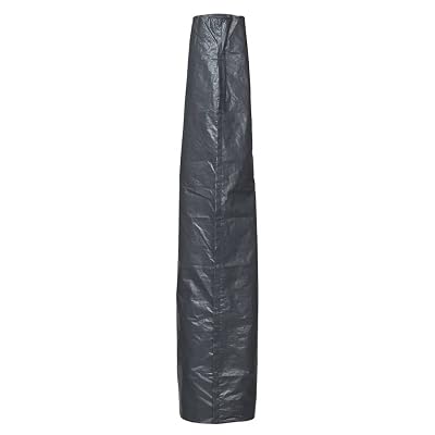 Nature Housse de Protection Parasol Droit diam.27/42xH202 cm Gris/Noir Graphite Noir