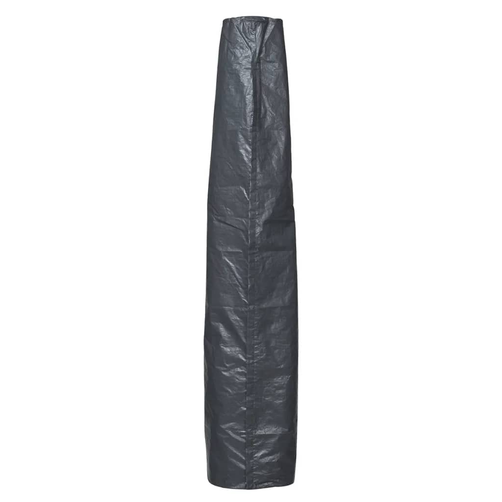 Nature Housse de Protection Parasol Droit diam.27/42xH202 cm Gris/Noir Graphite Noir