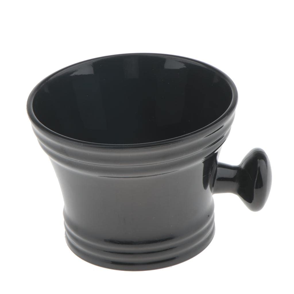 5 Piezas Taza de Afeitado Cuenco de Afeitado Bol de Jabón de Afeitar Herramienta de Cuidado Plástico Liso Fácil de Limpiar Y Hacer Espuma Adecuado Par, 6 piezas