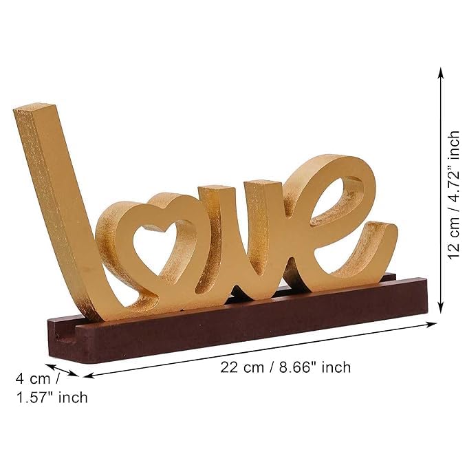 Panneau d'amour en bois avec base pour décoration intérieure de mariage