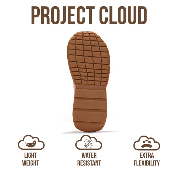 Project Cloud Girls Shoes - Memory Foam Insole Kids Shoes Girls Sneakers - Lightweight Mary Jane Flats & Non-Slip Comfortable Kids Sneakers (Little Donna)