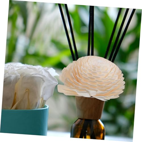 Diffuseur fleurs artificielles pour éliminer les odeurs de la maison avec mèche coton - 7