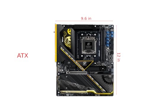 Image of ASRock X870E Taichi OCF Socket AM5 ATX Motherboard, Supports AMD Ryzen 9000 /8000 /7000 Series, 22+2+1 Power Phase, DDR5, 2X PCIe 5.0 x16, USB4, WiFi 7, 5GbE LAN