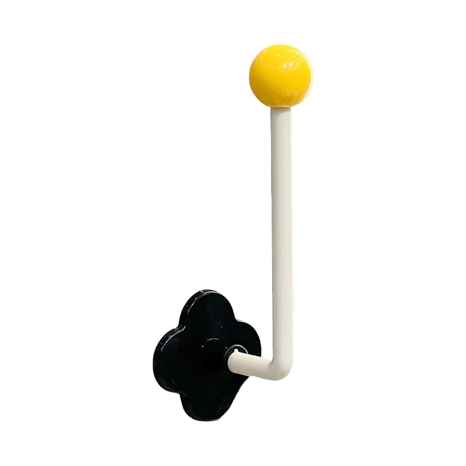 Yrohgkpn Women's Yellow Vibranting Decorative Hook Organizers Holds Multiple Hair Accessories Prevents Tangling Sturdy Wall Mount Colorful Hair Accessory Holder