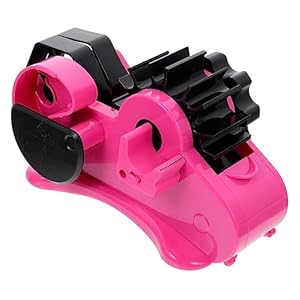 Romisbaba Pink Paketbandroller mit Schneidrad
