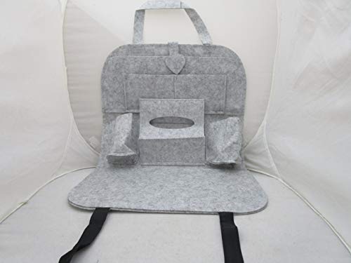 zhizu coche asiento trasero Organizador coche alfombrillas Multibolsillos viaje Storag asiento de coche de vuelta bolsa asiento trasero protector de pantalla para niños