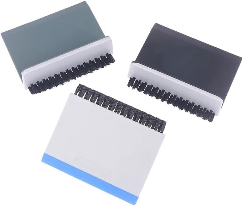 Image of 1Pc Black Kitchen Sink Squeegee Cleaner Countertop Brush Wiper Vegetable Cleaning Brush Wiper Home Kitchen Tool Accessories Fruit Vegetable Cleaning Brushes