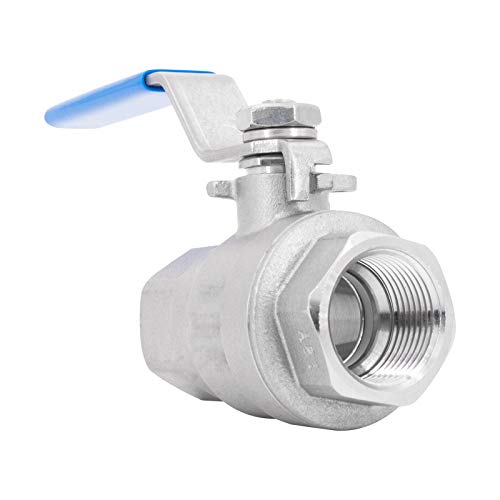 Valvola a sfera a passaggio pieno in acciaio inox