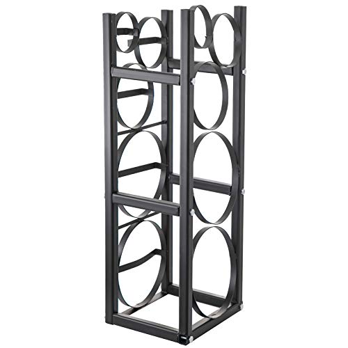 BestEquip Refrigerant Tank Rack with 2-30lb and Other 3 Saving Space Cylinder Tank Rack 35x13x14-inch Refrigerant Cylinder Rack Gas Cylinder Racks and Holders for Gas Oxygen Nitrogen Storage