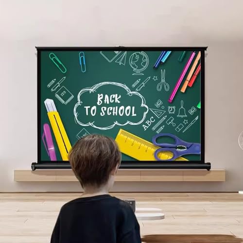 Pantalla portátil de proyección para escritorio 50" 16:9 miniatura 3