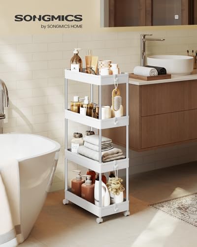 Étagère étroite avec structure en acier robuste KSC10WT - 3