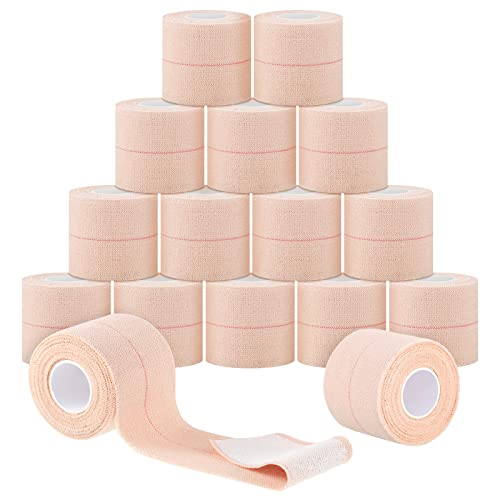 16 Rolls Elastic Adhesive Bandage Tape Self Adherent Cohesive Wrap Bandages Adhesive Elastic Tape Flexible Stretch Bandages For Sports Ankle, Knee And Wrist Sprains Animal Pets (2 Inch X 5 Yard) #TOP25