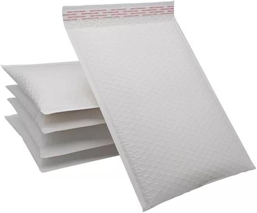 XYYSSM Pearlite Membrane Bubble Mailer Padded Envelope Bag 12.5"x 19" (Available Size 4632cm) 100 PCS/Bag # 6 Bubble Lined Wrap Polymailer Bags for Shipping/Packaging : Office Products