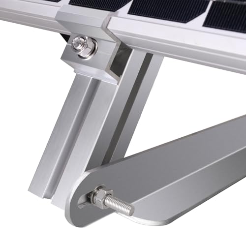 Soporte lateral de panel solar 100W para montaje en poste aislado 4